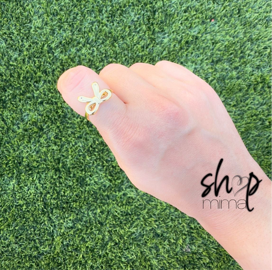 MOÑO RING STAINLESS STEEL ADJUSTABLE