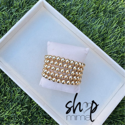 BALINES DORADOS SET OF 5 BRACELET