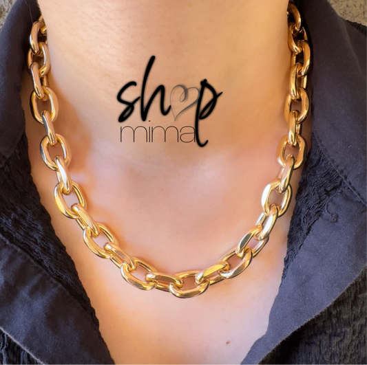 BELL CHUNKY CHAIN NECKLACE