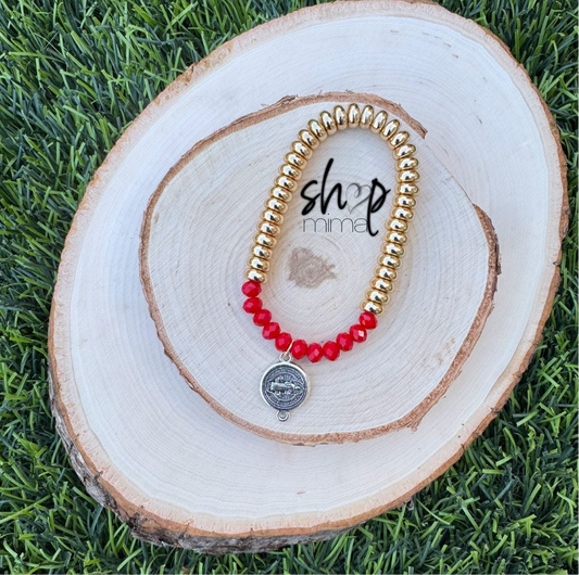 RED GOLD SAN BENITO BRACELET MADE BY TANIAXO