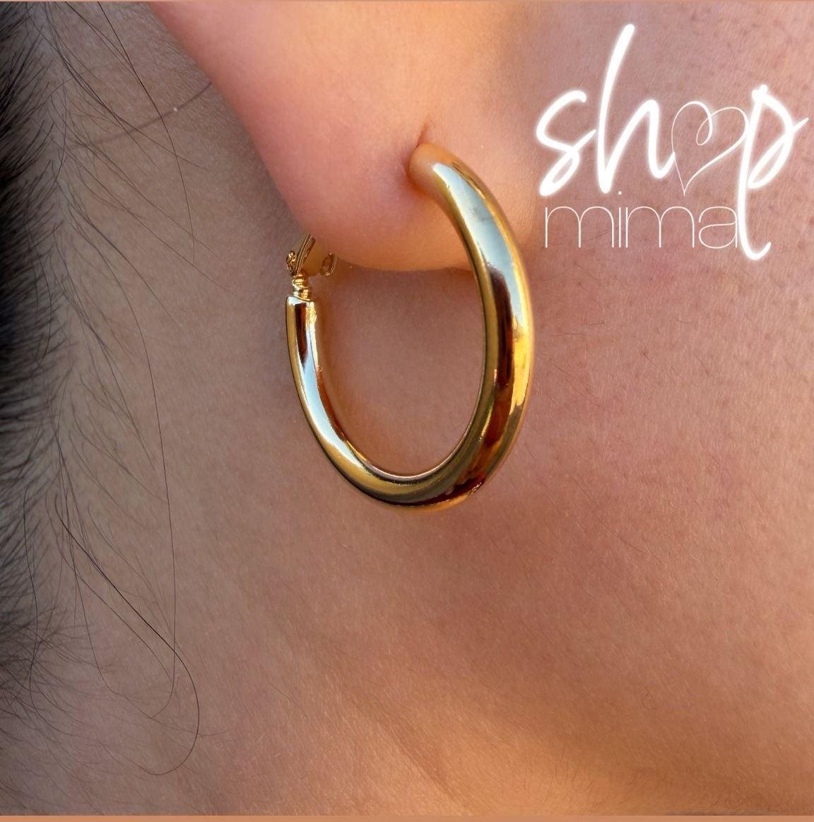 ARRACADAS ROUND EARRINGS HOOPS