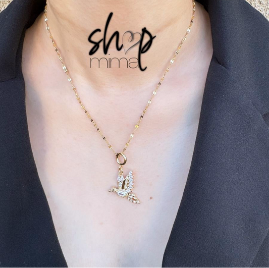 ZIRCONIA COLOBRI NECKLACE