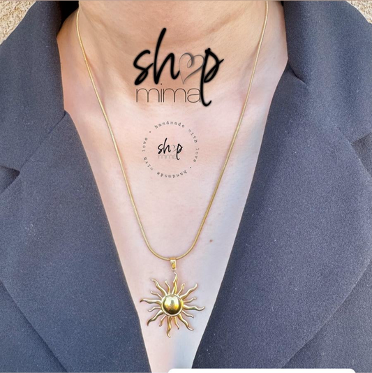 EL SOL STAINLESS STEEL NECKLACE