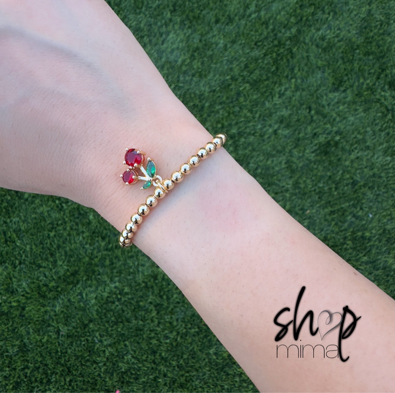 VIRY CHERRY BRACELET MADE BY TANIAXO
