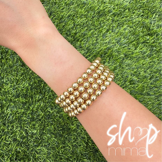 CLASIC GOLD BANGLE SET OF 4 BRACELET