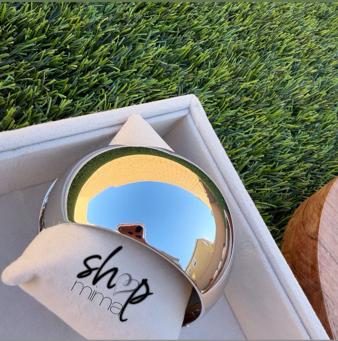 SILVER CHUNKY PLAIN BANGLE BRACELET