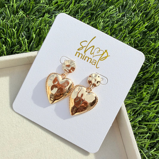 CORAZON APLASTADO EARRINGS