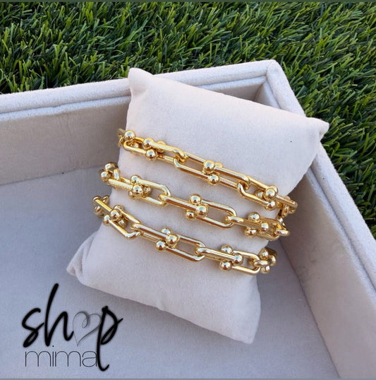 GOLD TIFFANY LUXURY 1 PIECE BRACELET