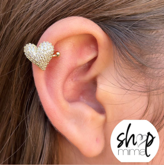 HEART EAR CUFF INDIVIDUALLY