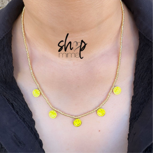 HAPPY FACE NECKLACE