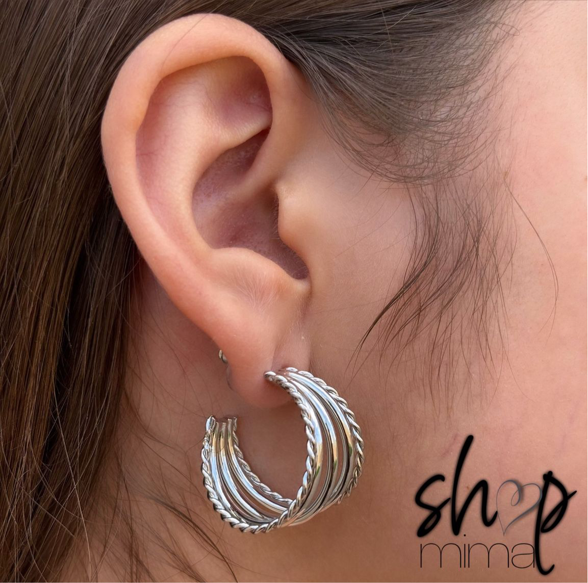 TRIBAL HOOP EARRINGS