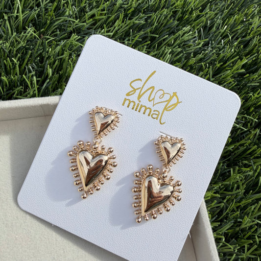 HEARTS DUETO EARRINGS