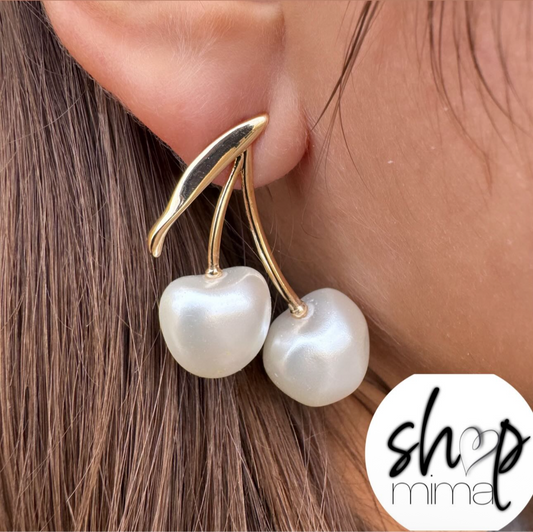 CHERRY PEARLS EARRINGS