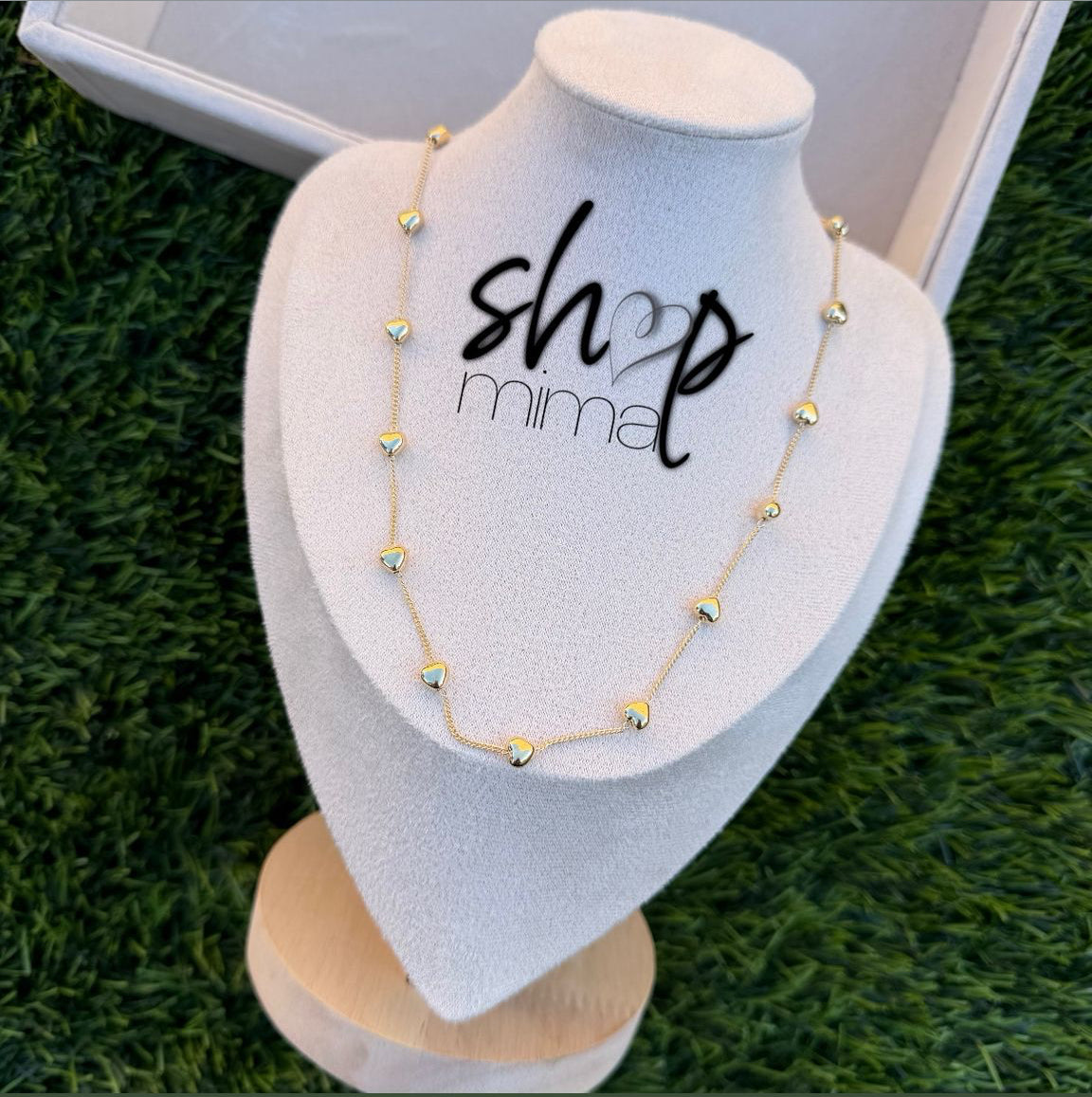 MINI GOLD HEART NECKLACE