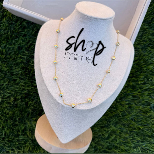 MINI GOLD HEART NECKLACE