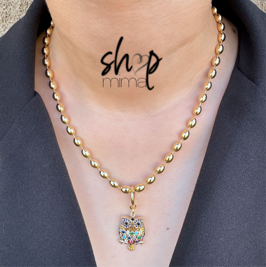 BUI MIL COLORES EN BALINES NECKLACE MADE BY TANIAXO