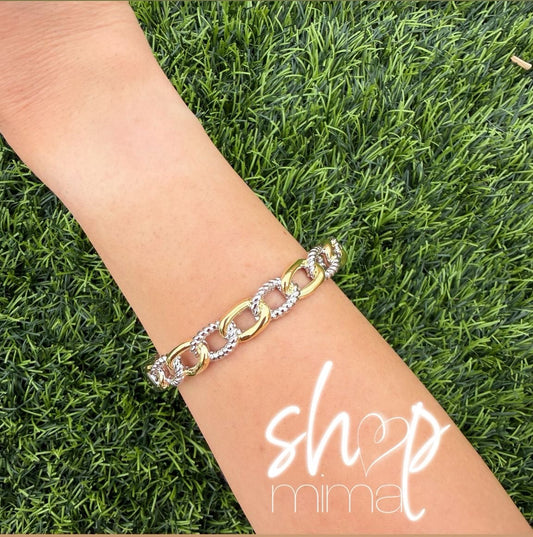 LETTY MIXED METALS BRACELET