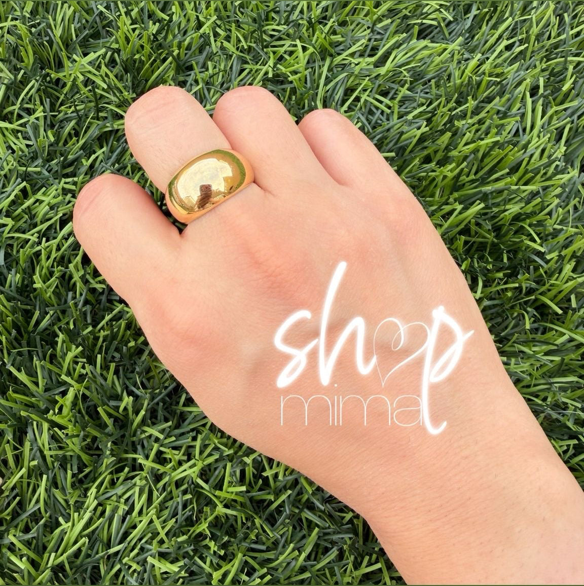 MAXI STAINLESS STEAL RING ADJUSTABLE