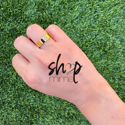 CARPER RING STAINLESS STEEL SIZE 6