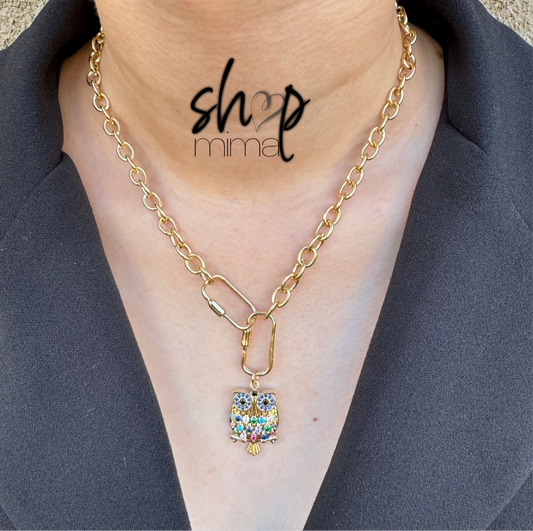 BUO ZIRCONIA MIL COLORES NECKLACE MADE BY TANIAXO