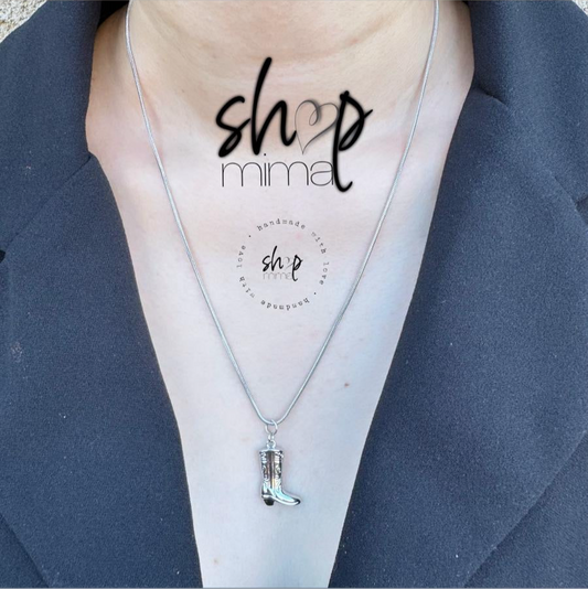 BOTINES EN ACERO NECKLACE