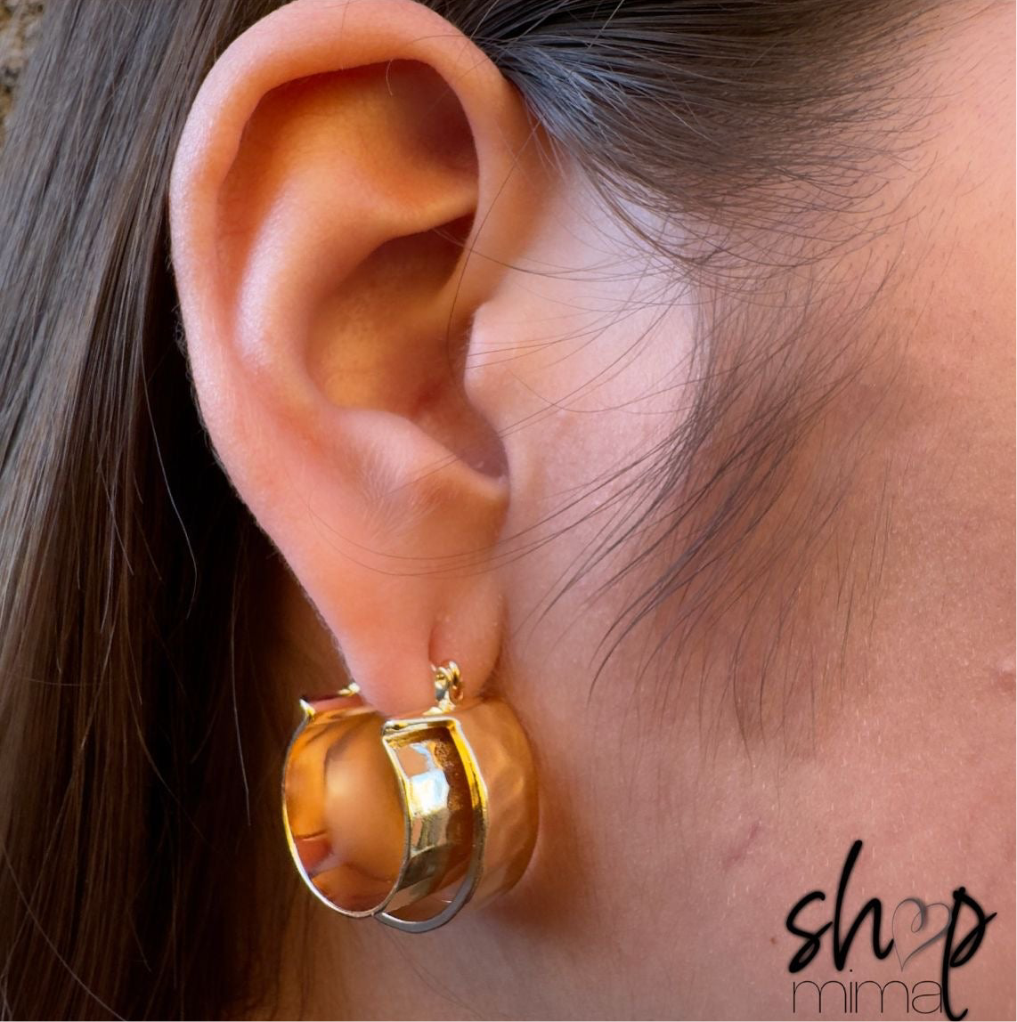 CHUNKY HOOPS EARRINGS