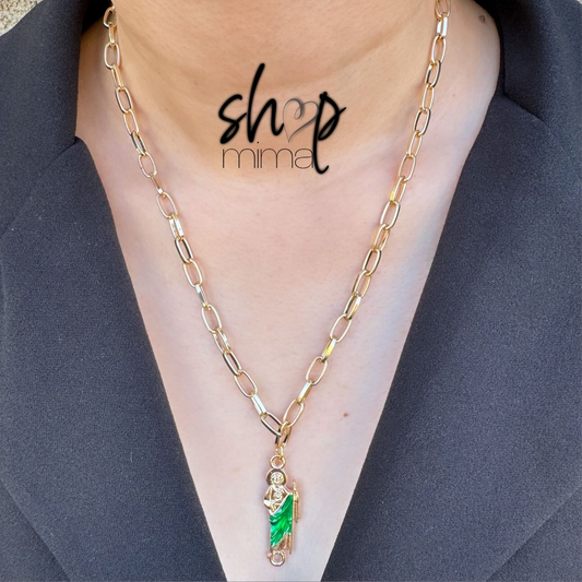 SAN JUDAS CHAIN NECKLACE MADE BY TANIAXO