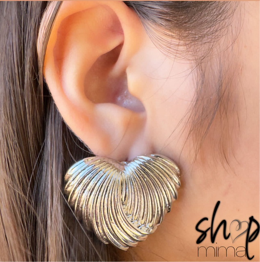 FOX HEART EARRINGS