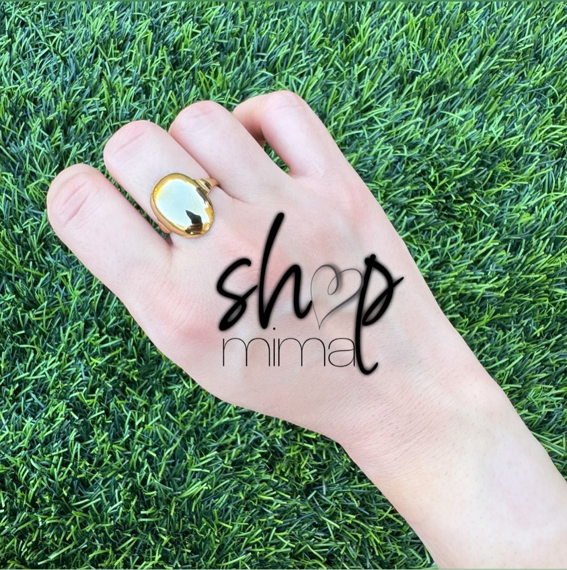 KELSEY STAINLESS STEEL RING ADJUSTABLE