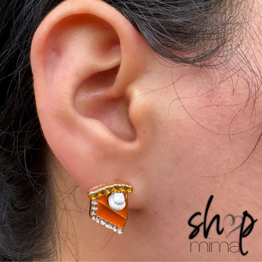 PIE DE CALABAZA EARRINGS