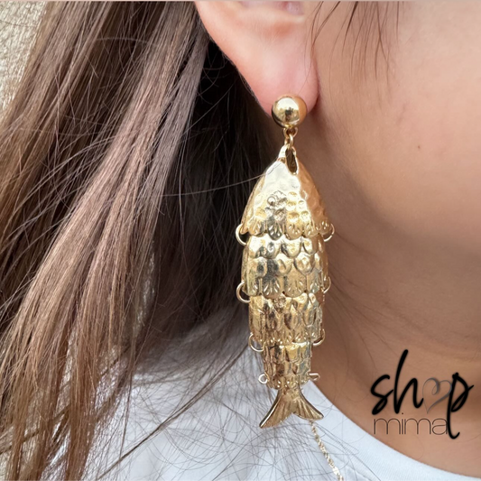 BUBBLE FISH EARRINGS