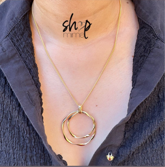 CINNAMON CIRCLES NECKLACE