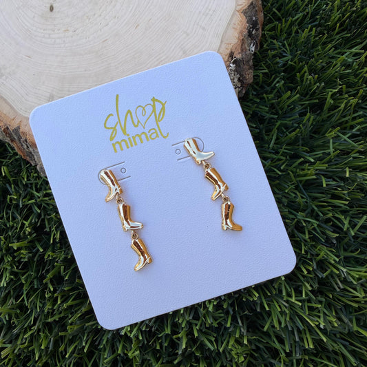 LAS BOTITAS COLGANTES EARRINGS