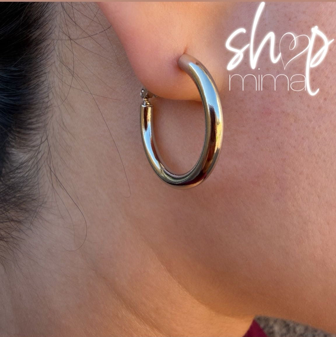 ARRACADAS ROUND EARRINGS HOOPS