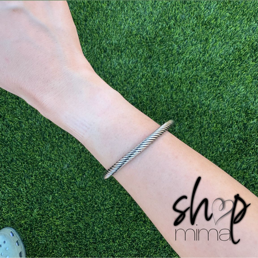 WIRE MIX METALS BRACELET