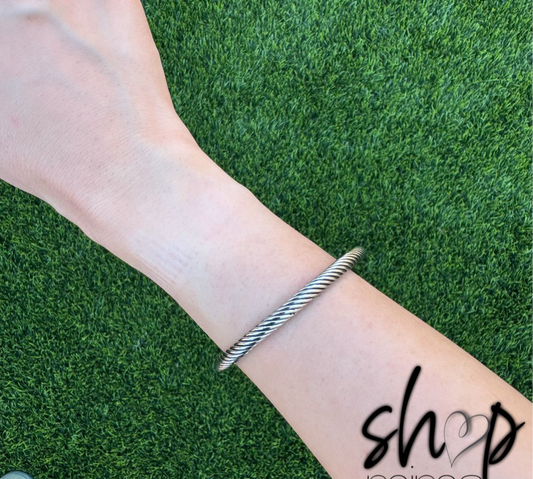 WIRE MIX METALS BRACELET