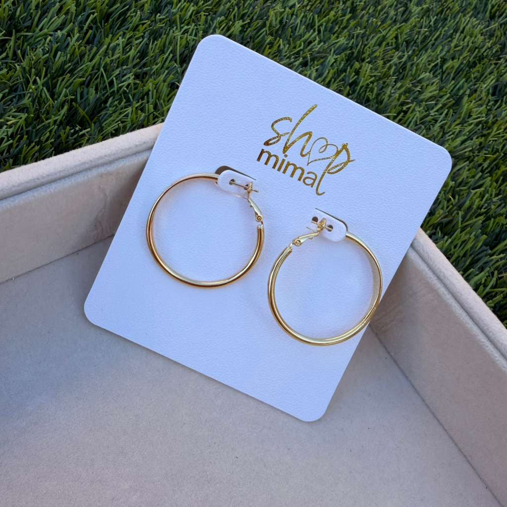 CLASSICAL HOOPS EARRINGS