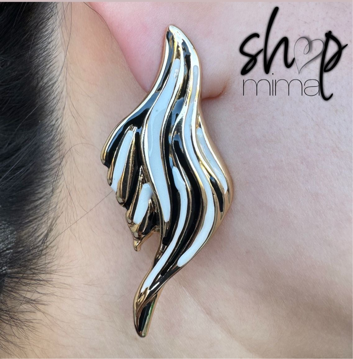 TRICOLOR TRACEY EARRINGS