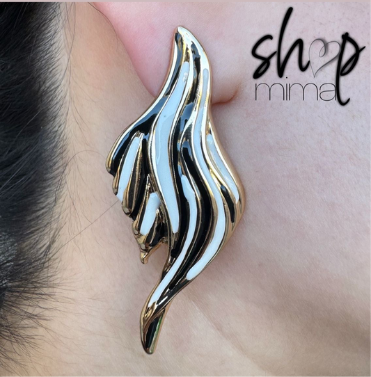 TRICOLOR TRACEY EARRINGS