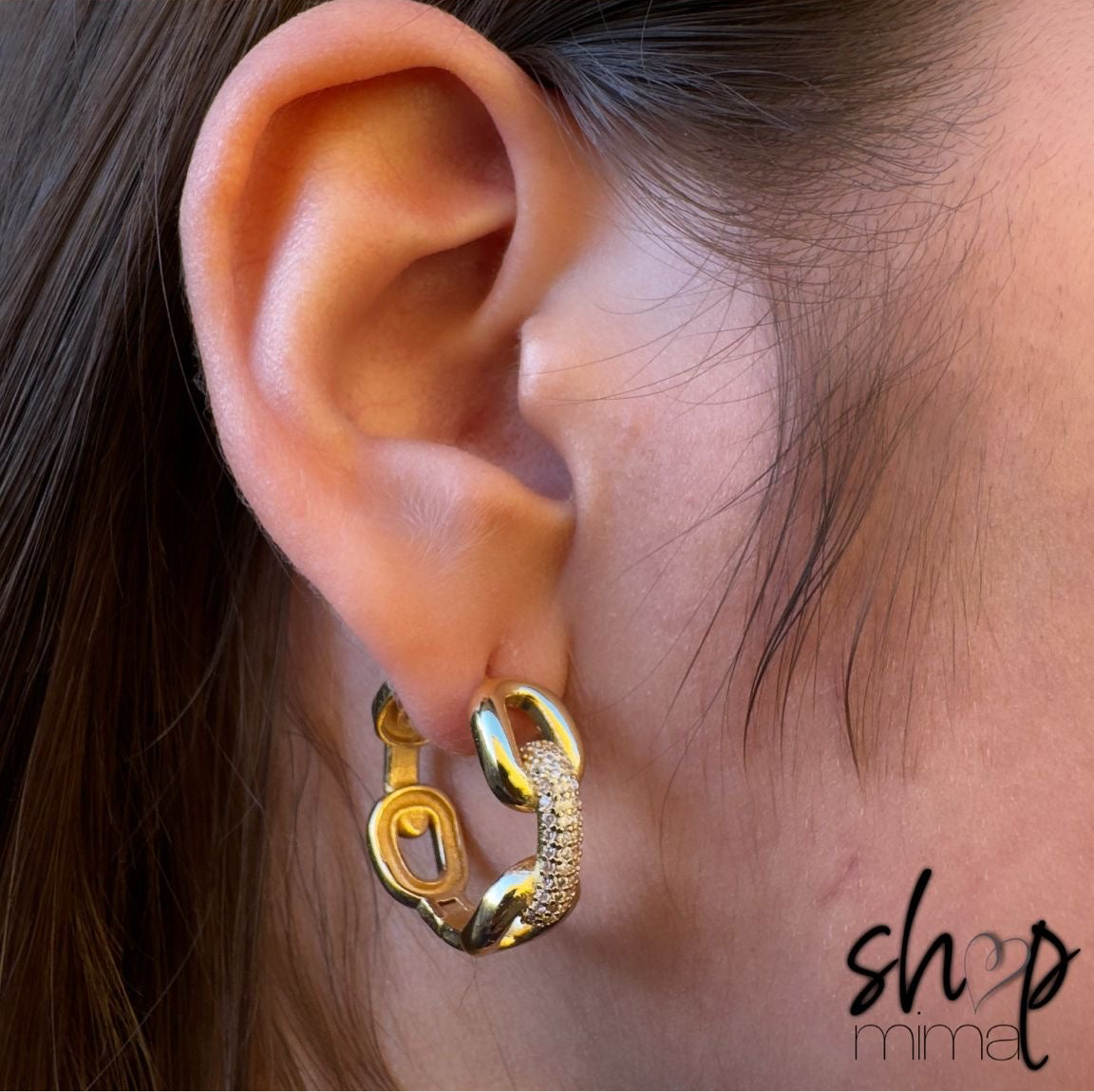 GELMA HOOPS EARRINGS