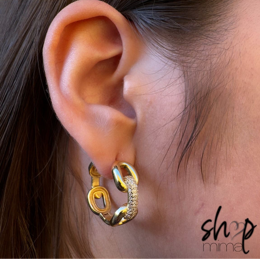GELMA HOOPS EARRINGS