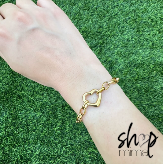 COIL HEART BRACELET